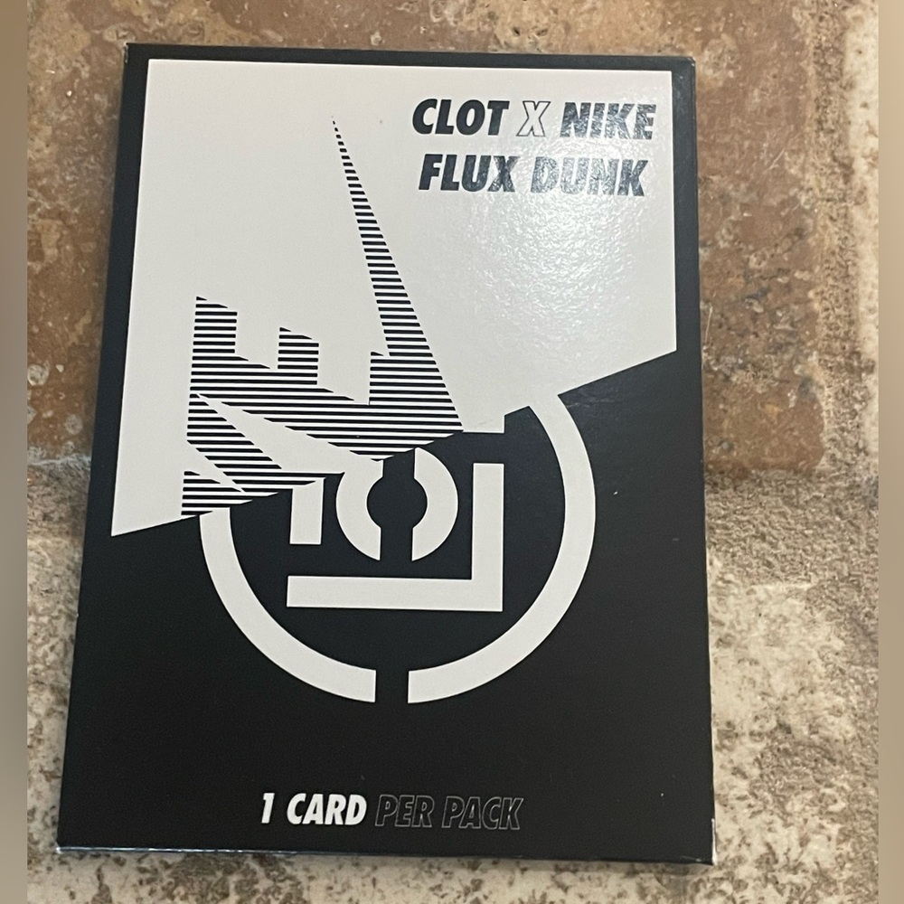 Clot X Nike Flux Dunk collectible card